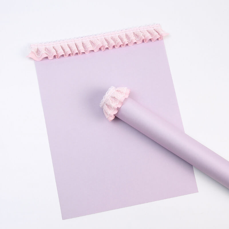 Girls' Skirt Wrapping Paper, 11.8× 15.7 Inch, 5 Sheets