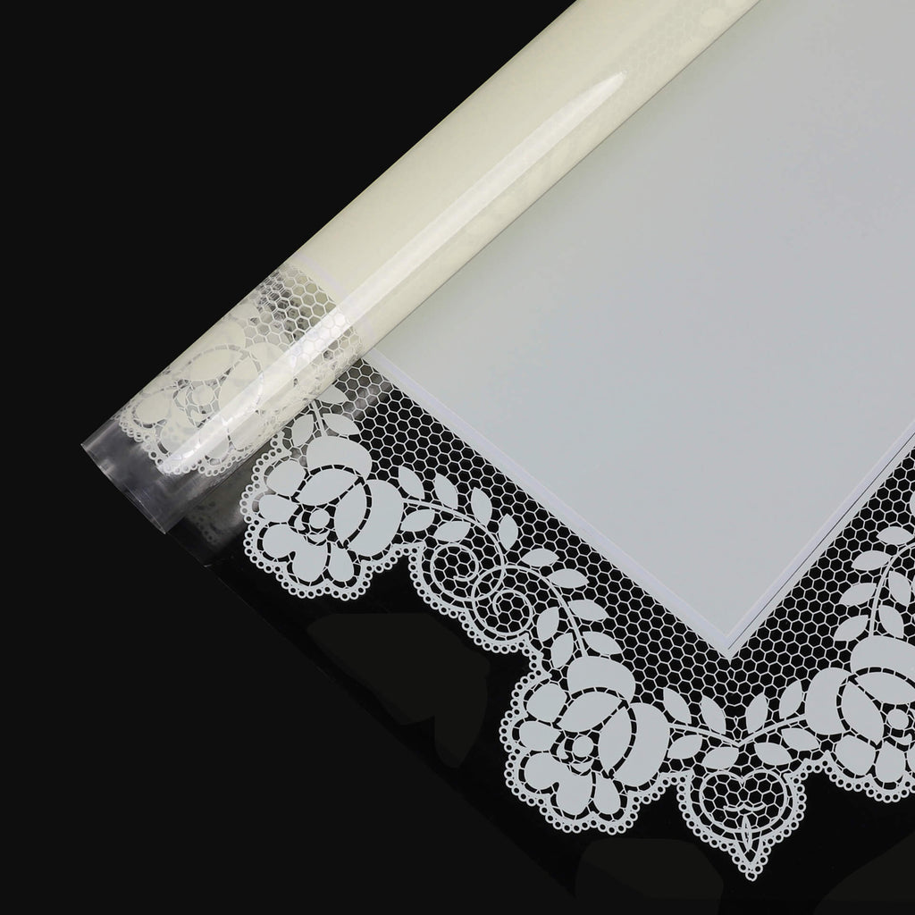 Lace Wrapping Paper, 22.5 × 22.5 Inch, 20 Sheets