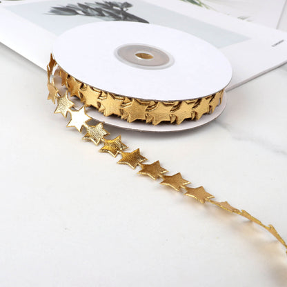 Ruban de flocon de neige transparent de Noël