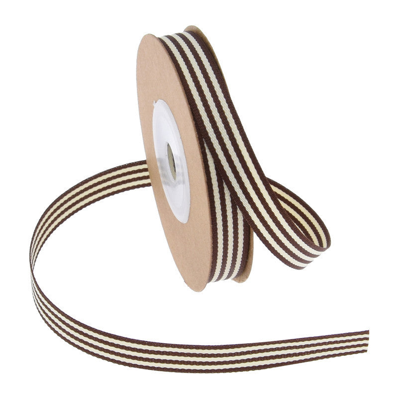 Striped Gift Wrap Ribbon, 1cm × 10 Yards