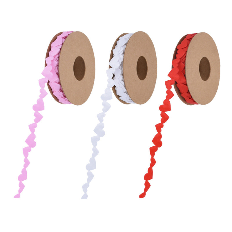 Love Embossed Ribbons