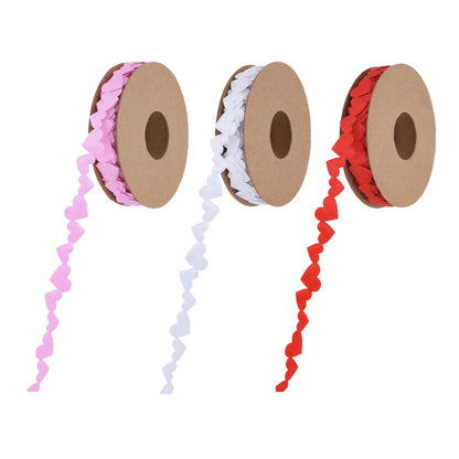 Ruban de flocon de neige transparent de Noël