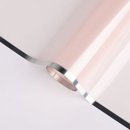 Silver Border Clear Wrapping Paper