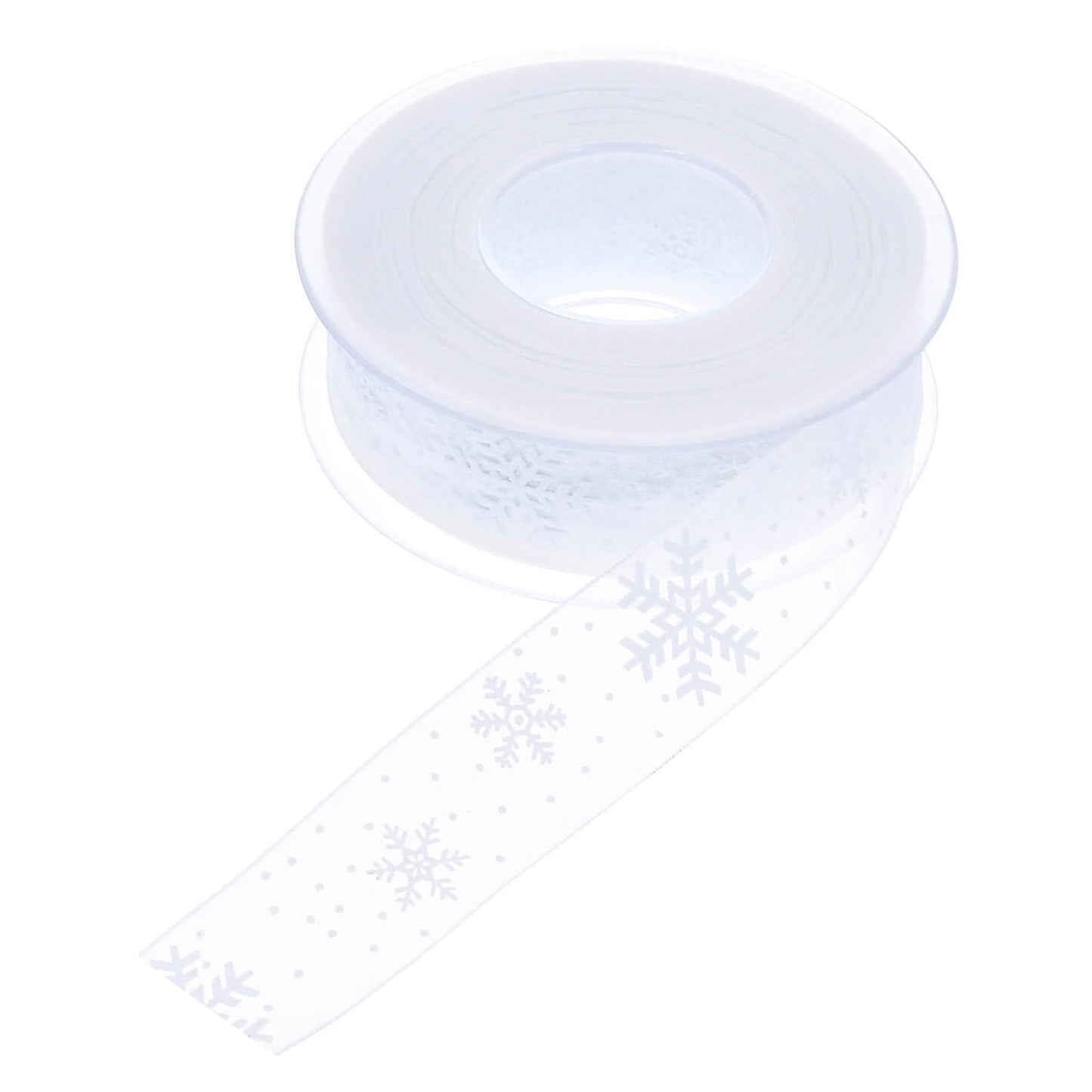 Christmas Transparent Snowflake Ribbon