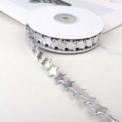 Ruban de flocon de neige transparent de Noël