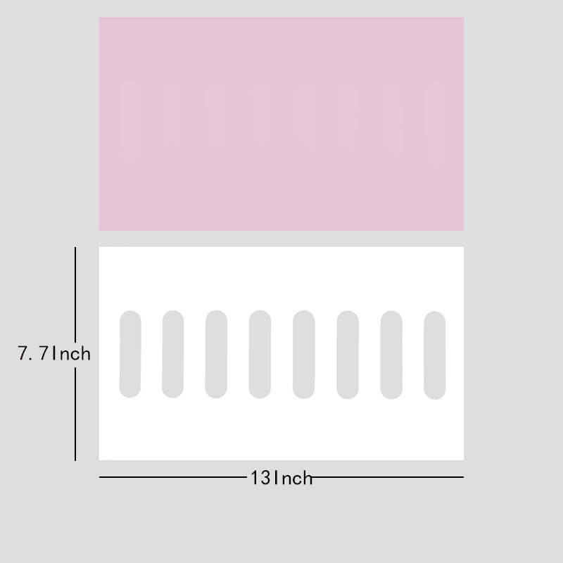 Floral Shaping Cards , 13 × 7.7 Inch, 10 Sheets