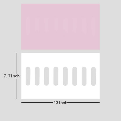 Floral Shaping Cards , 13 × 7.7 Inch, 10 Sheets