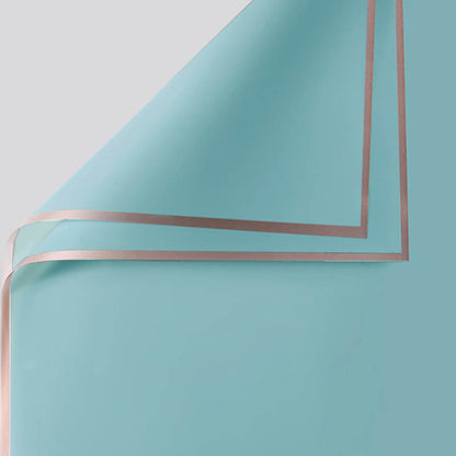 Gold-edge Jelly Flower Paper, 23.6 × 23.6 Inch, 20 Sheets