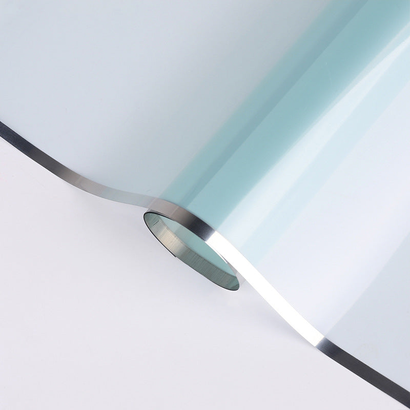 Silver Border Clear Wrapping Paper