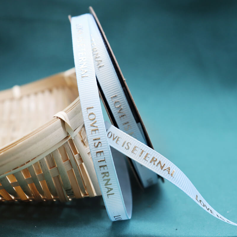 Love Is Eternal Flower Bouquets Ribbon (1.0cmx50Yd)