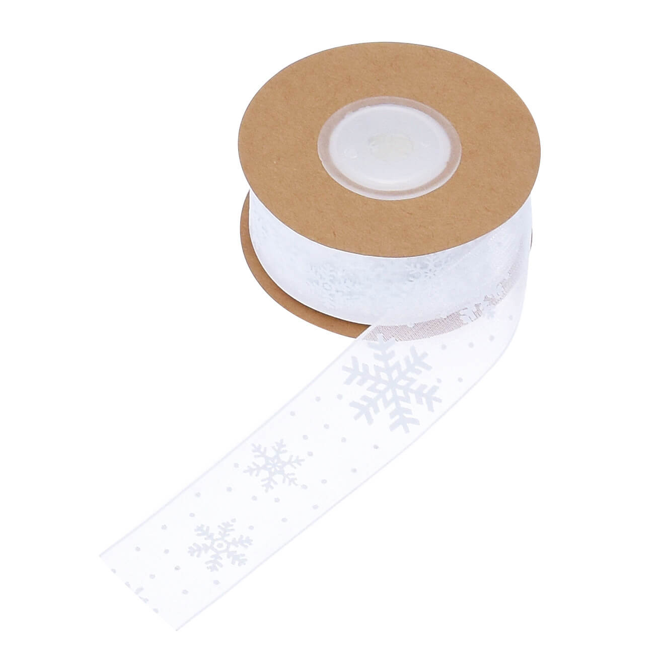 Christmas Transparent Snowflake Ribbon