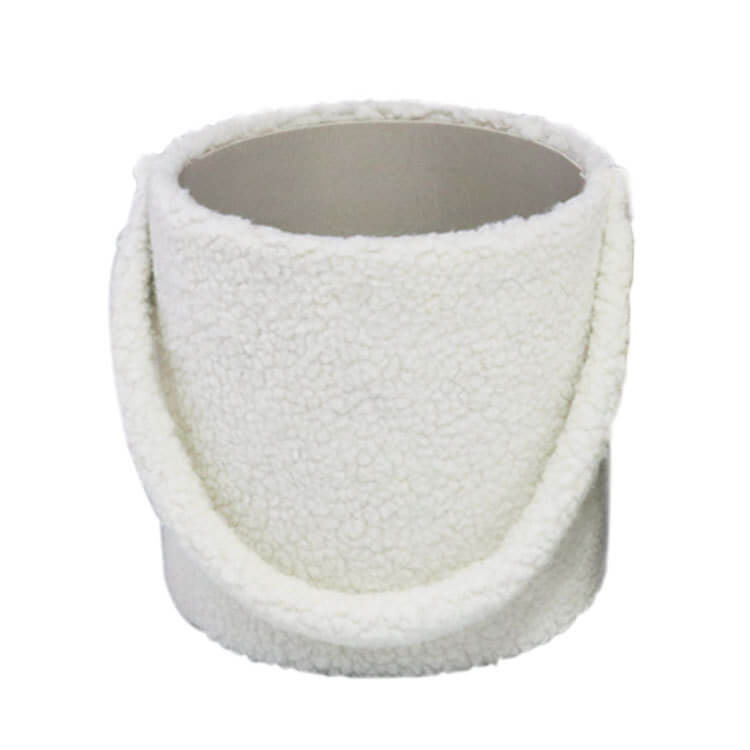 Caja de terciopelo con forma de corazón para rosas