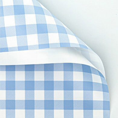 Plaid Flower Wrapping Paper, 22.8 × 22.8 Inch, 20 Sheets