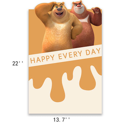 Cartoon Flower Packaging Bag