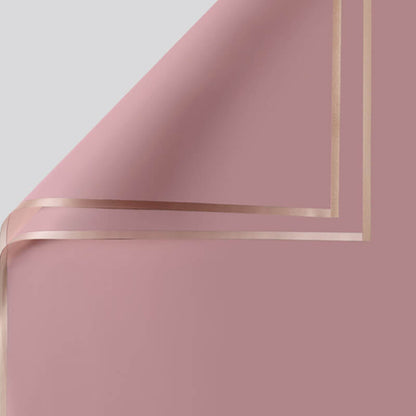 Gold-edge Jelly Flower Paper, 23.6 × 23.6 Inch, 20 Sheets