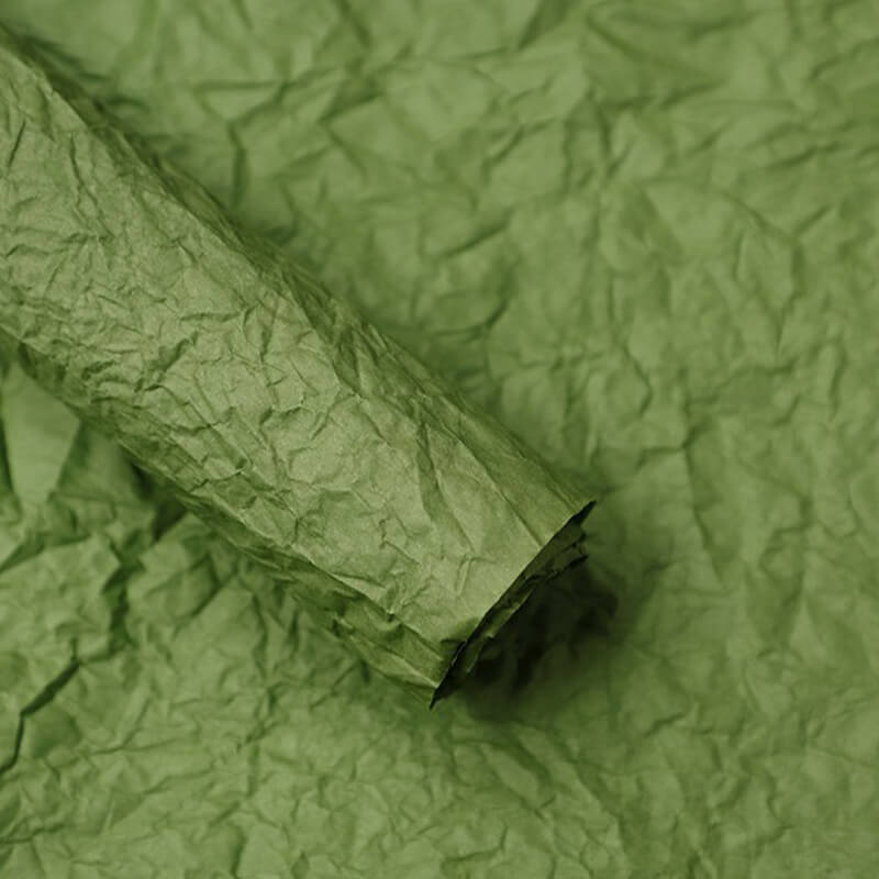 Hand Crumpled Fluffy Paper, 22 × 22 Inch, 5 Sheets