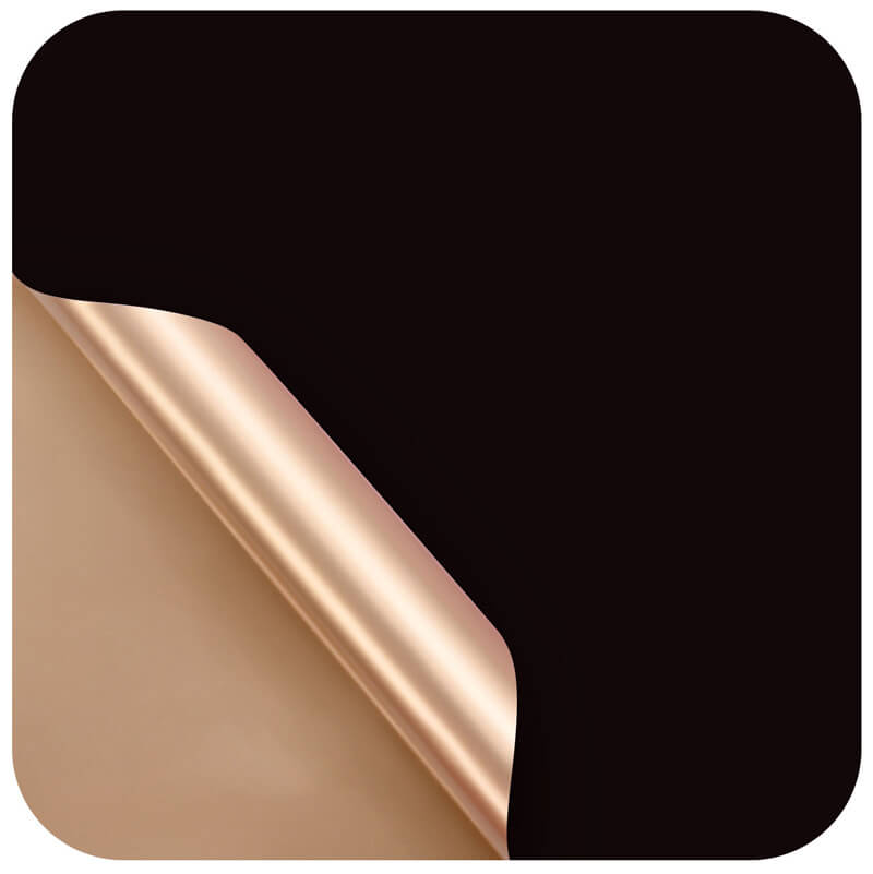 Gold Flower Bouquet Wrapping Paper, 24x24 Inch, 20 Sheets