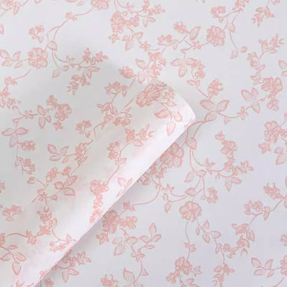 Papier d'emballage rose 