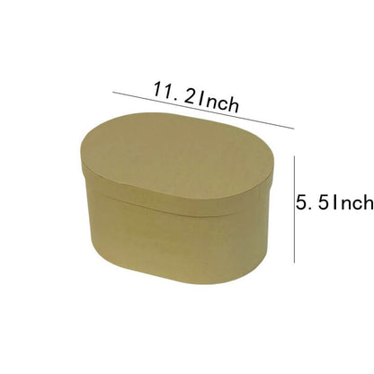 Kraft Paper Flower Gift Box