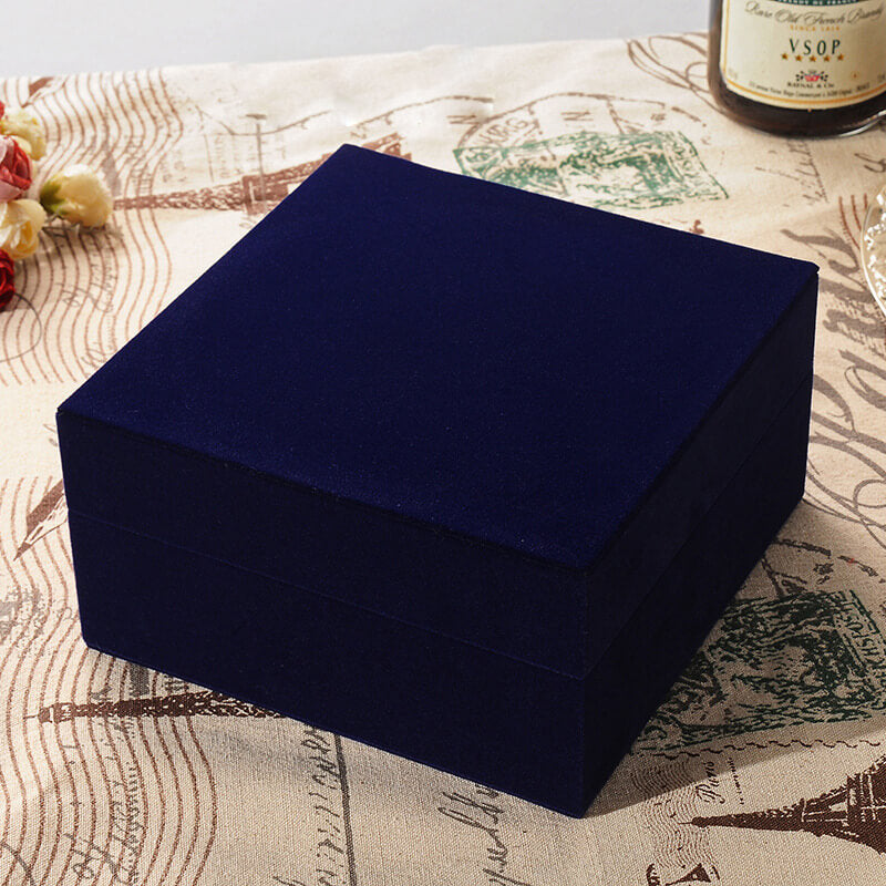 Velvet Square Flower Boxes, 7.9 Inch