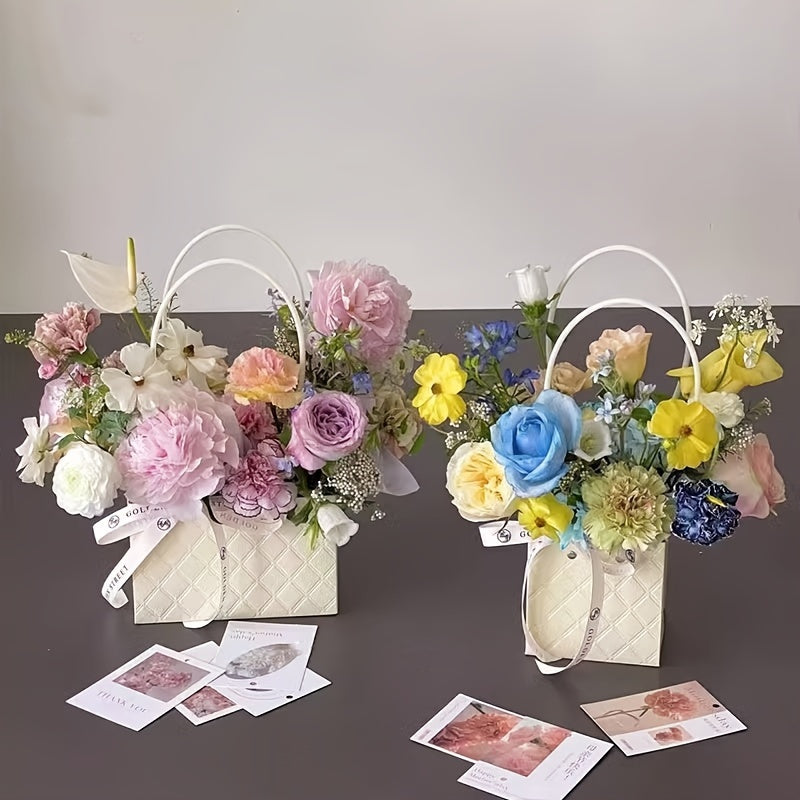 Lot de 10 sacs en papier pour fleurs