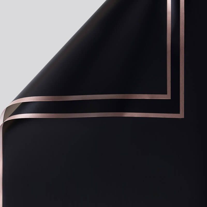 Gold-edge Jelly Flower Paper, 23.6 × 23.6 Inch, 20 Sheets