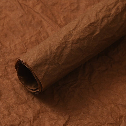 Brown Color Bouquet Wrapping Paper