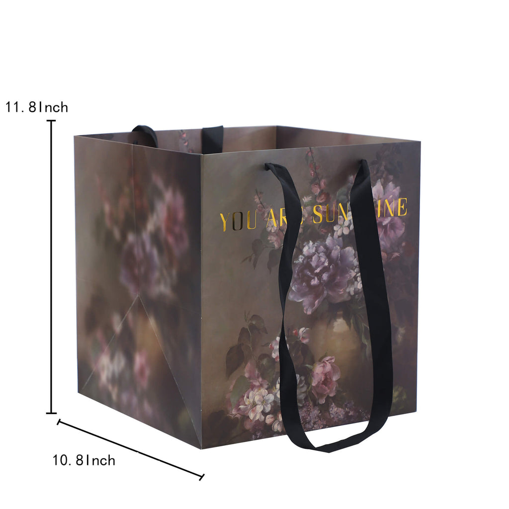 Painting Style Tote Bag, 10.8 × 10.8 Inch