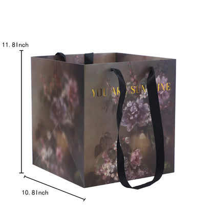 Painting Style Tote Bag, 10.8 × 10.8 Inch