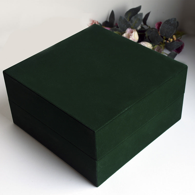 Velvet Square Flower Boxes, 9.5 Inch