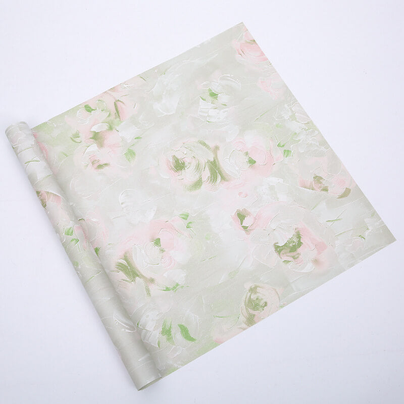 Bouquet Wrapping Paper, 20.8 × 20.8 Inch, 10 Sheets
