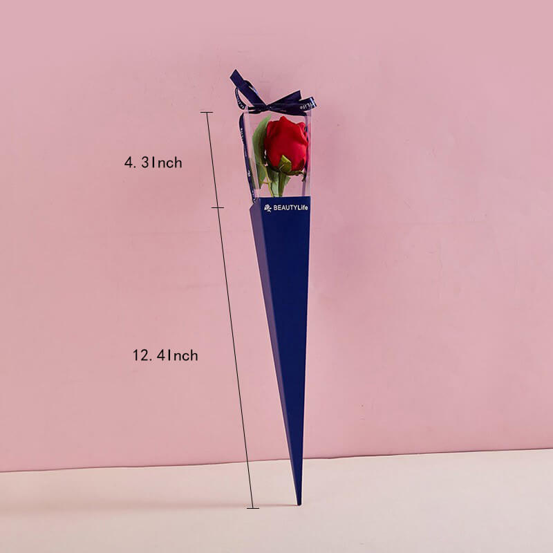 Single Rose Carrying Purse, 12.4 × 4.3 Inch, 10 Pcs