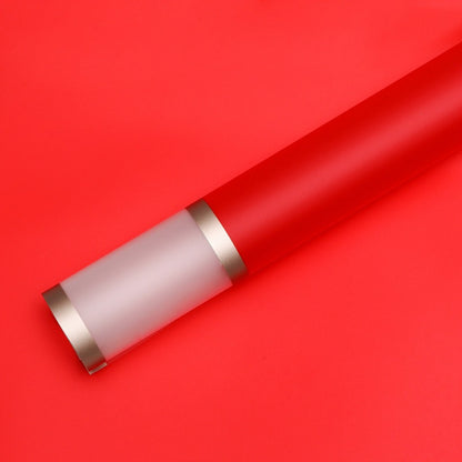 Gold Border Frosted Florist Wrapping Paper, 58x58cm/20sheets