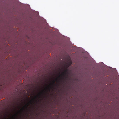 Hand-torn Petal Flower Wrapping Paper, 19.6 × 27.6 Inch, 4 Sheets