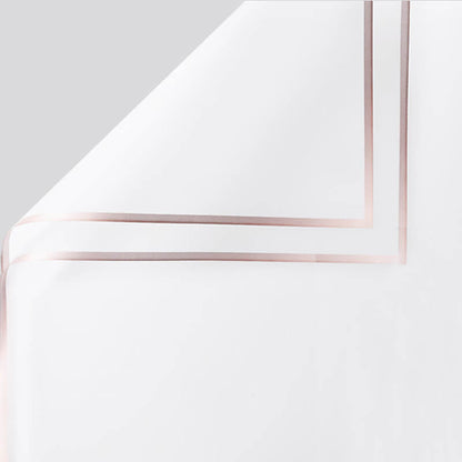 Gold-edge Jelly Flower Paper, 23.6 × 23.6 Inch, 20 Sheets