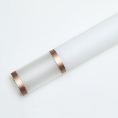 Gold Border Frosted Florist Wrapping Paper, 58x58cm/20sheets