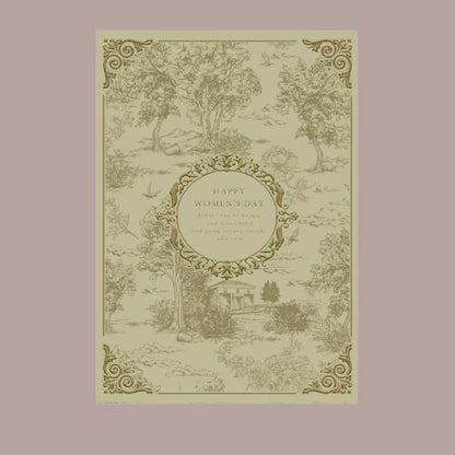 Tulip Bouquet Gift Paper, 14 × 19.7 Inch, 10 Sheets