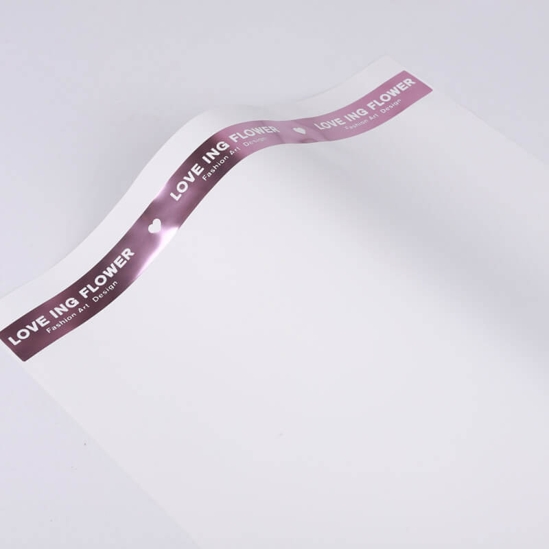 Papel metálico brillante resistente al agua para flores 