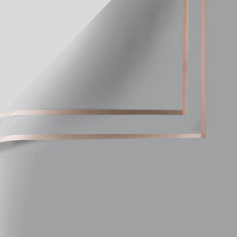 Gold-edge Jelly Flower Paper, 23.6 × 23.6 Inch, 20 Sheets