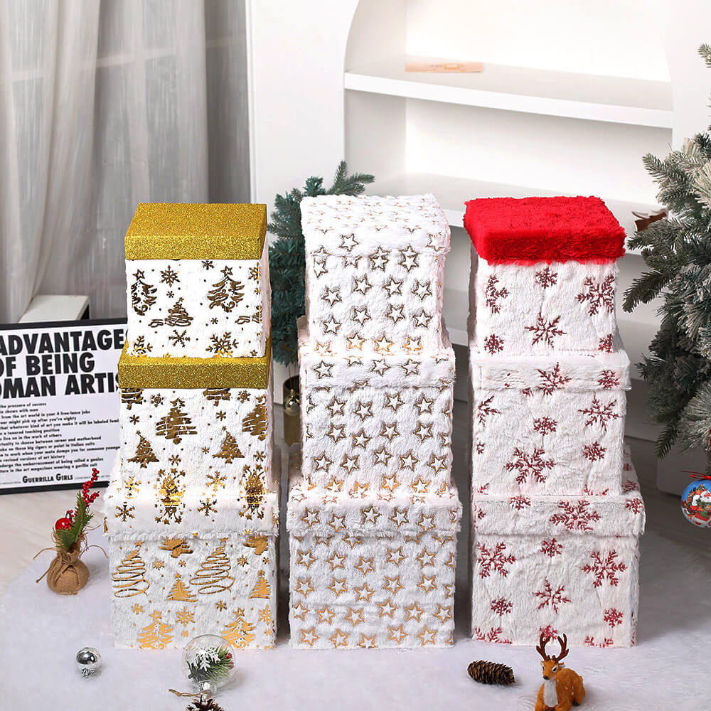 Christmas Gold Square Box Set