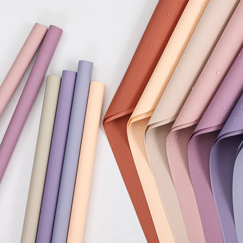 Solid-colored Matte Florist Paper, 23 x 23 Inch