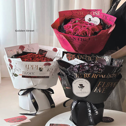 Flower Bouquet Paper, 11.7x12 inch, 10 Sheets