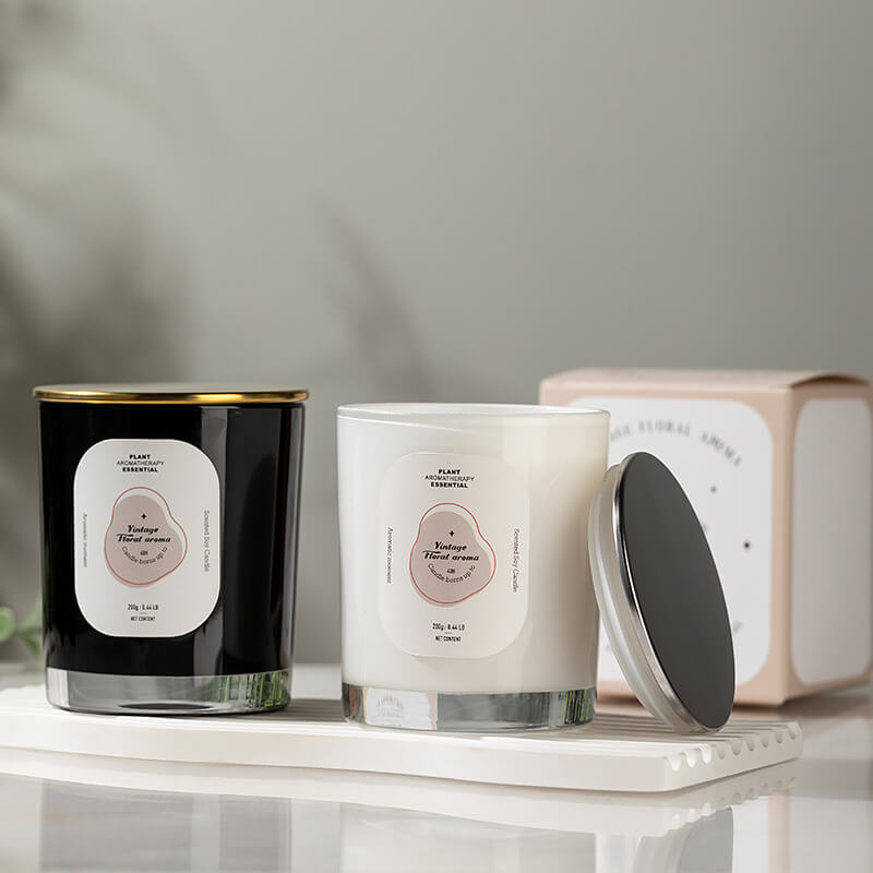 Bougie parfumée aromatique, sans fumée, fabriquée à la main