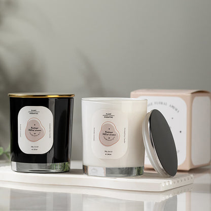 Vela perfumada aromática, hecha a mano, sin humo