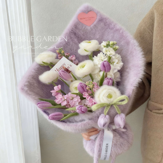 Plush Fabric Bouquet