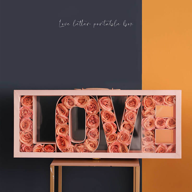 Cajas de regalo con forma de corazón y rosas en forma de ventana: lotes al por mayor