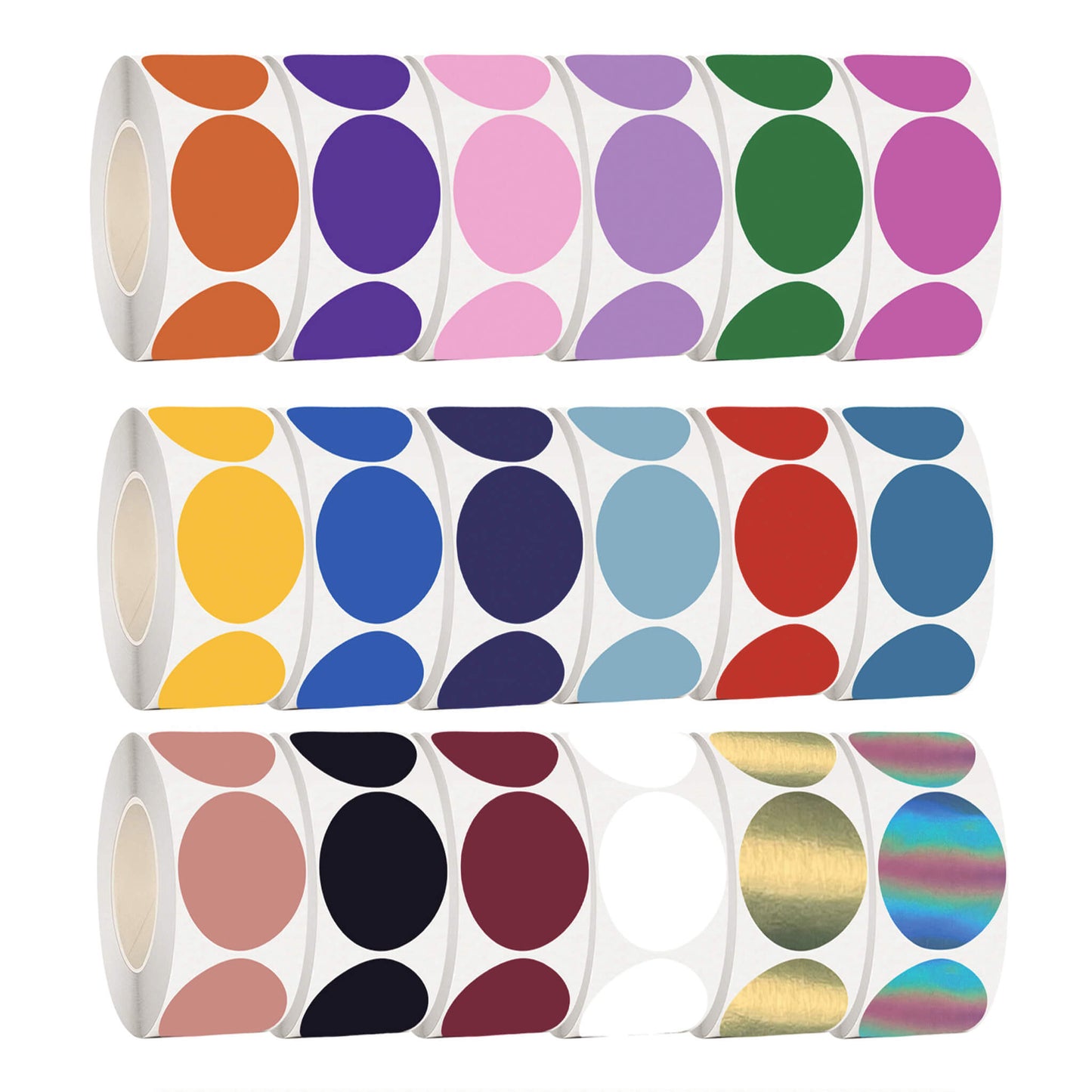 Color Dot Label Sticker