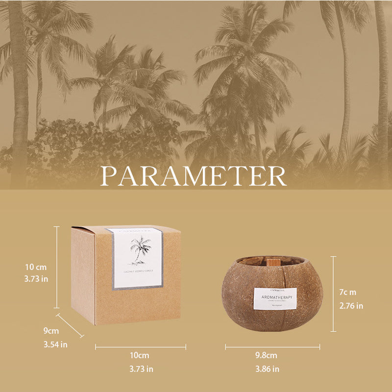 Coconut Shell Aromatherapy Candle