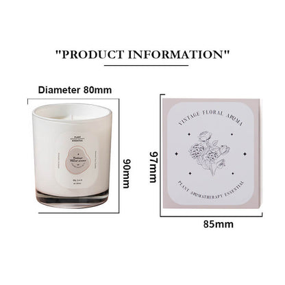 Vela perfumada aromática, hecha a mano, sin humo