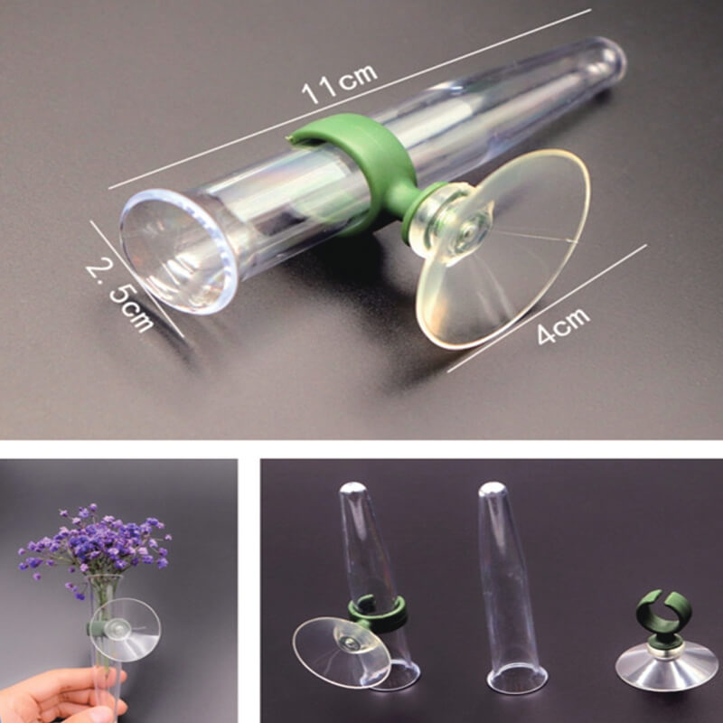 8pcs Clear Flower Water Tubes